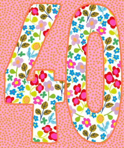 Picture of 40 BIRTHDAY CARD